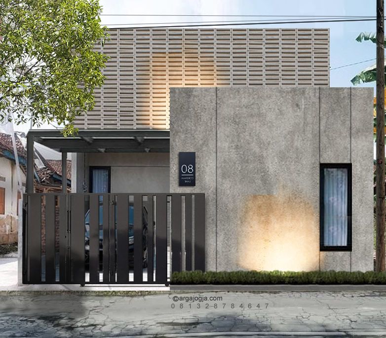 Rumah Minimalist Industrial
